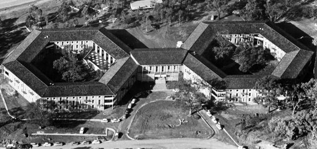 Aerial view of the HC Coombs Building