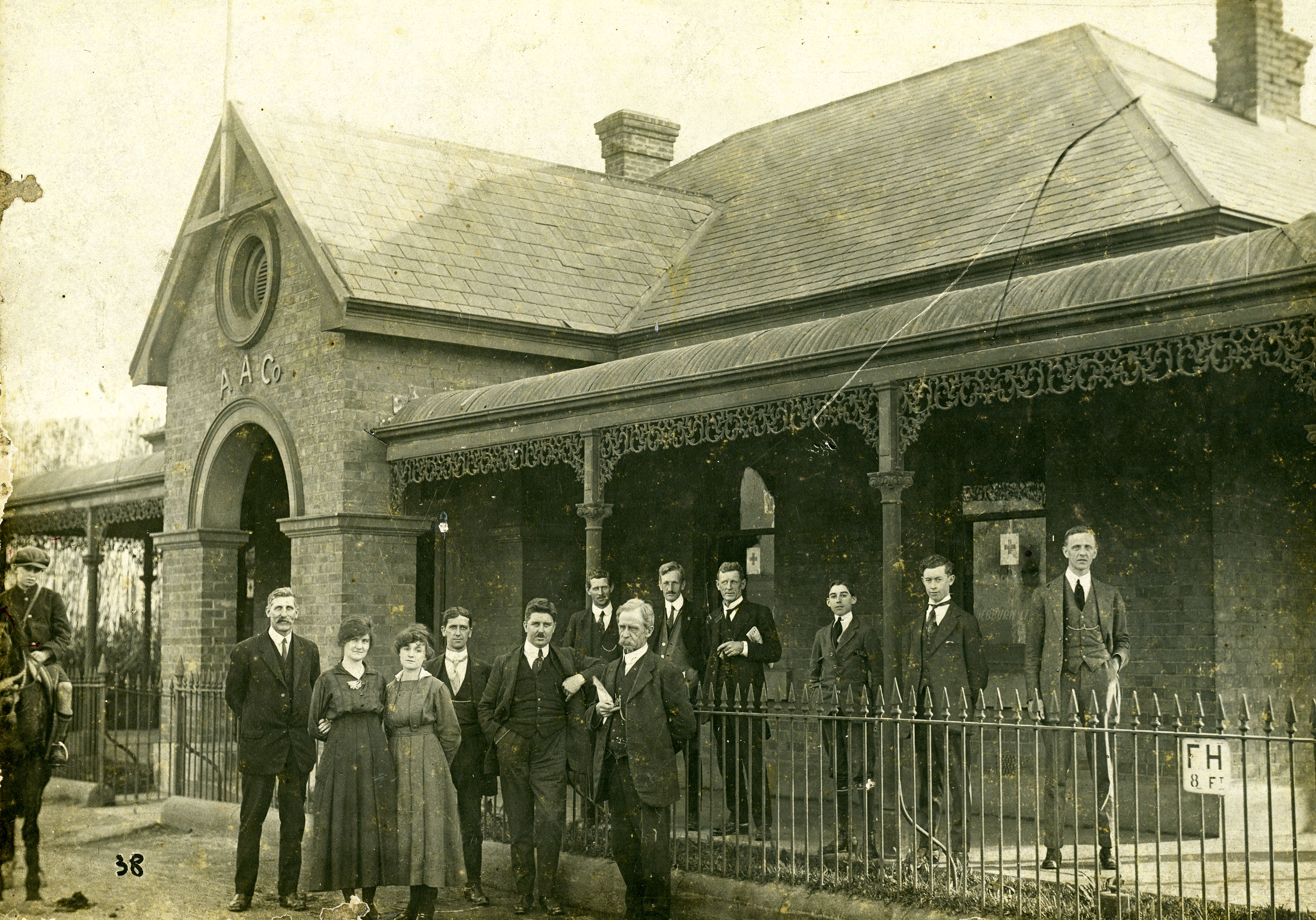 Australian Agricultural Company office staff, Newcastle, New South Wales, 14 August 1918 (K20; 1-460-23).