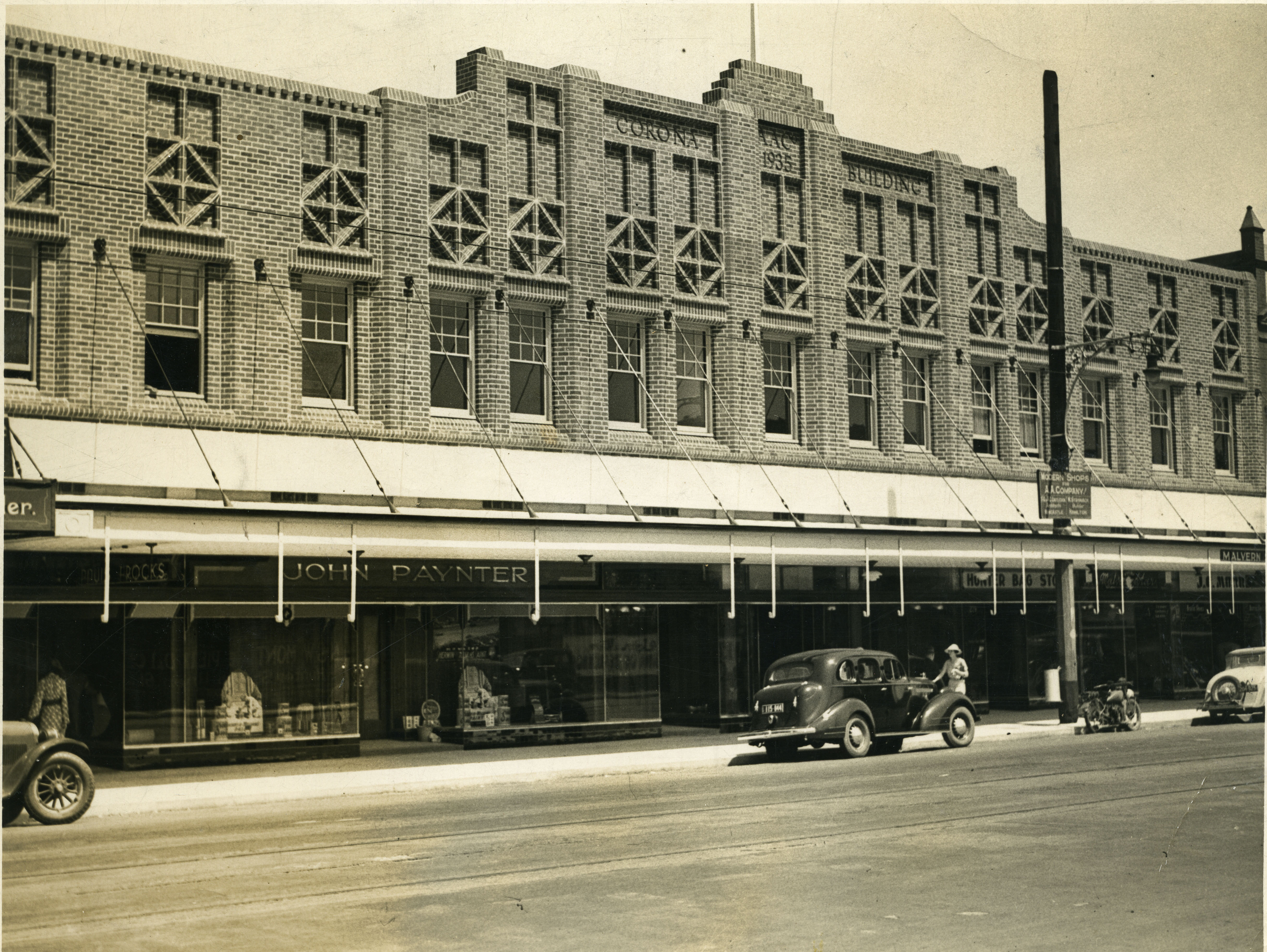 Australian Agricultural Company's Corona Building, Hunter Street, Newcastle, New South Wales, undated (K021).