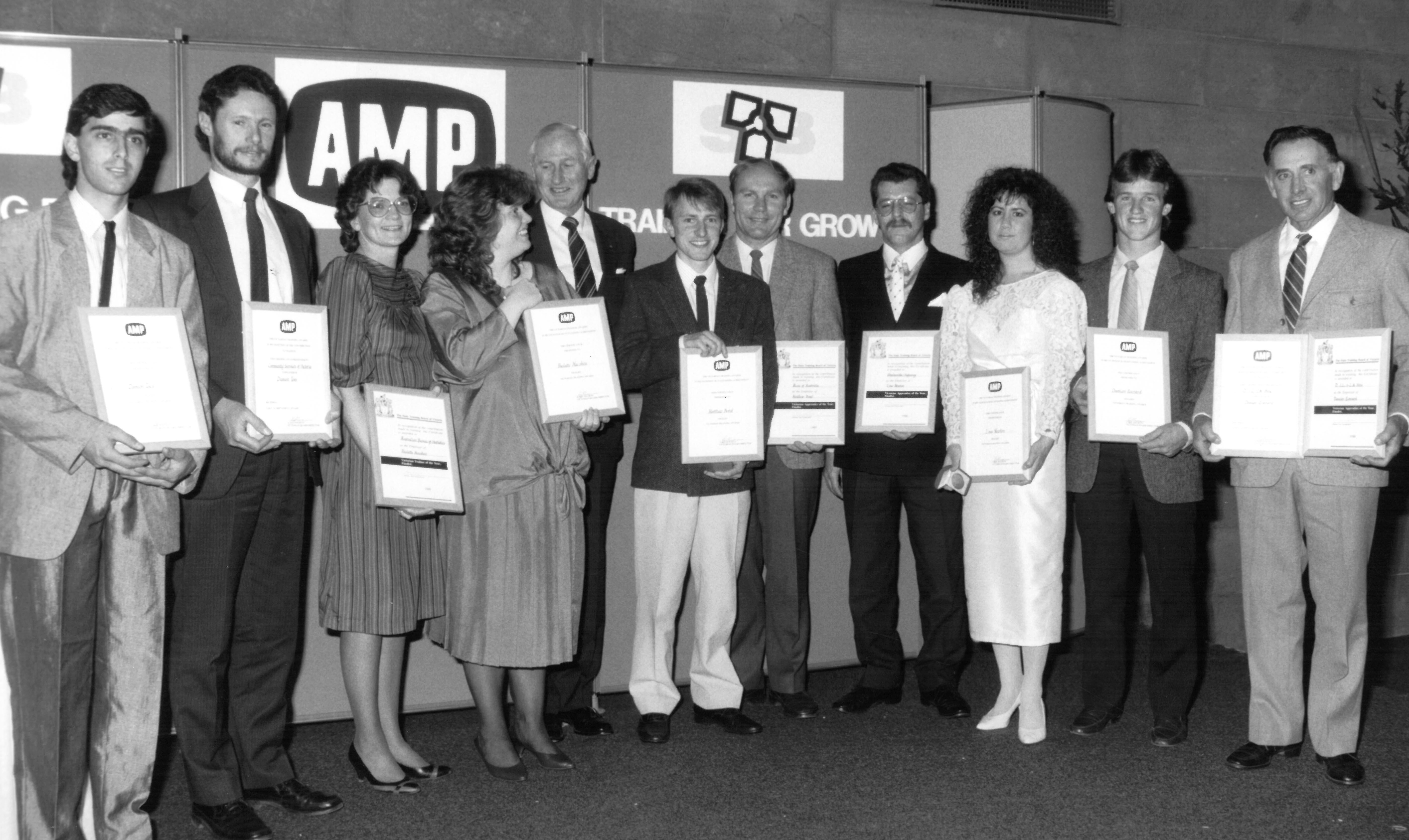 AMP State Training Award winners, 1988 (N434-1394).