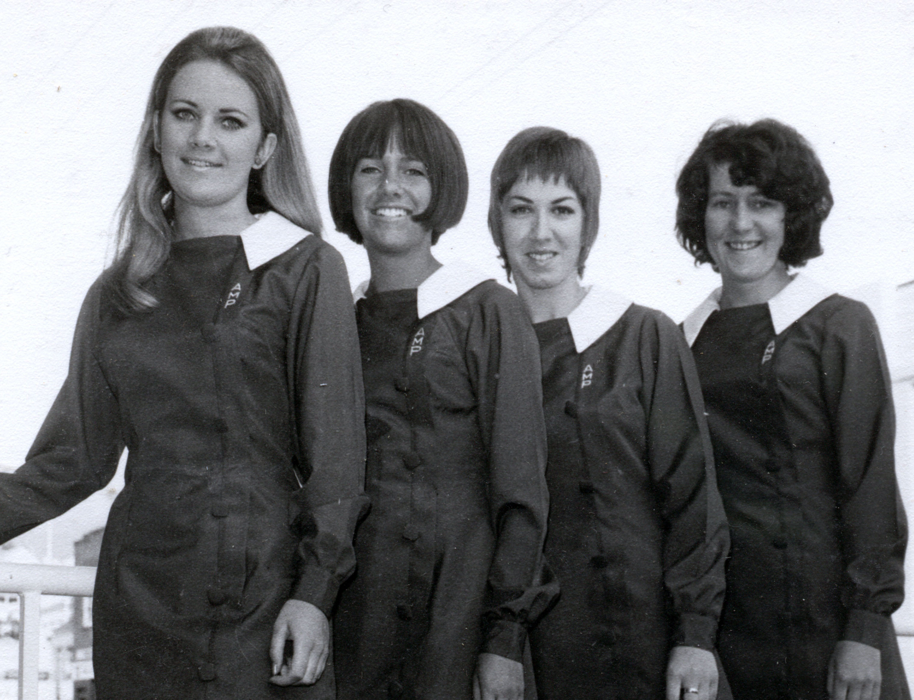 AMP staff members Lynda Morton, Pam Gough, Roberta Massie and Wendy Tringrove, undated (N434-1351-3).