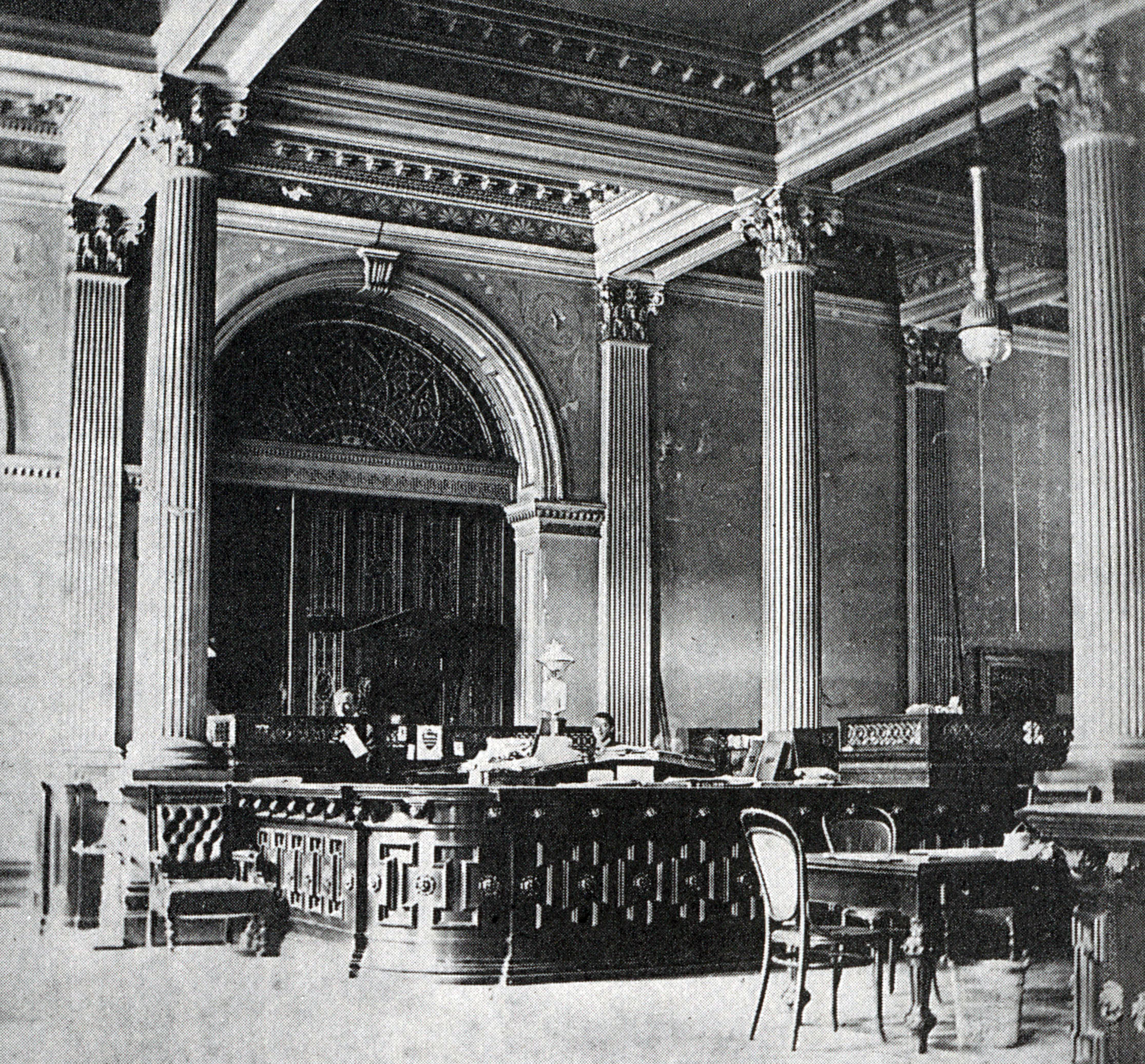 Foyer of AMP Head Office, 87 Pitt Street, Sydney, New South Wales, 1892 (N434-909).