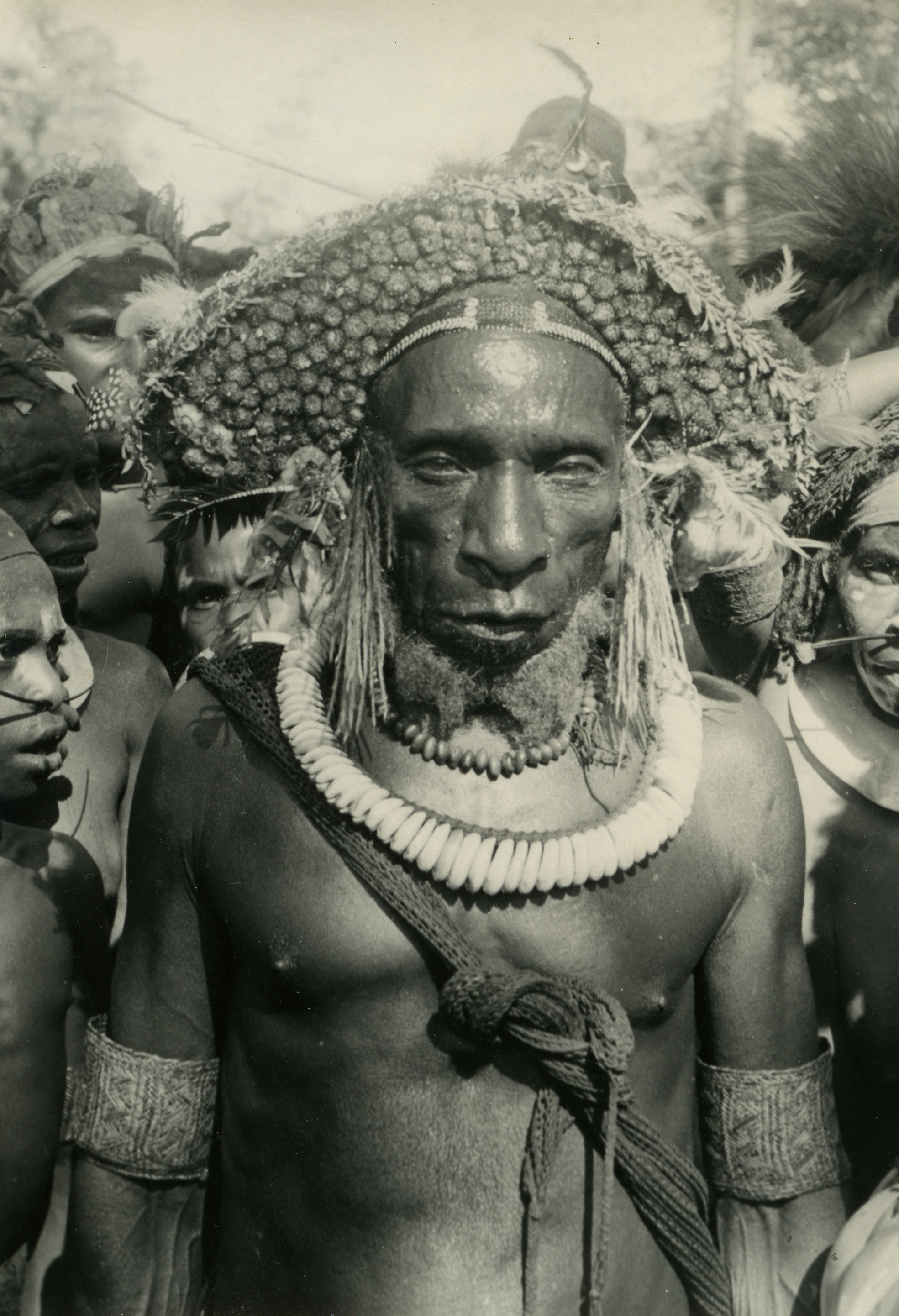 Man in ceremonial wig