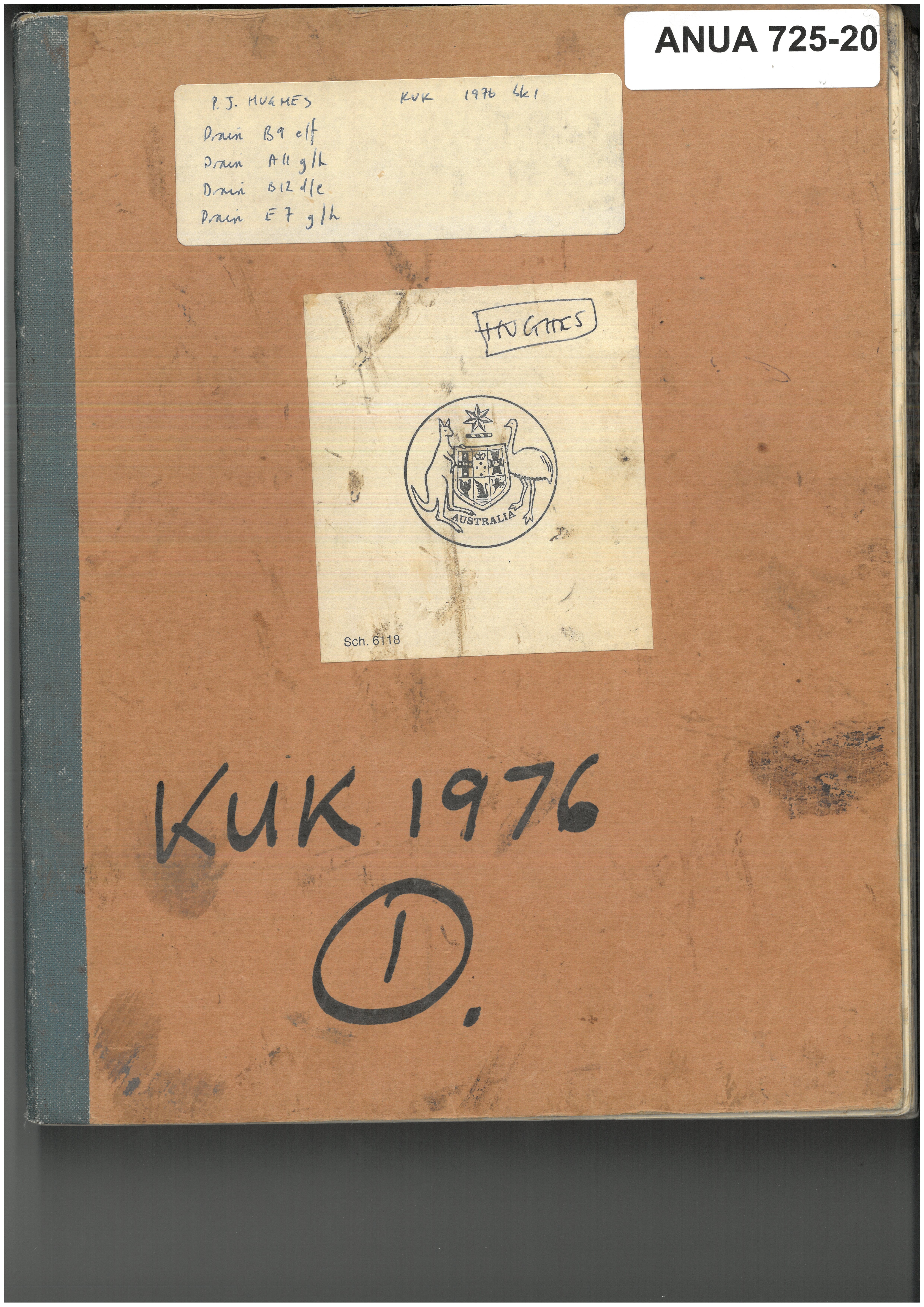 Kuk field notebook