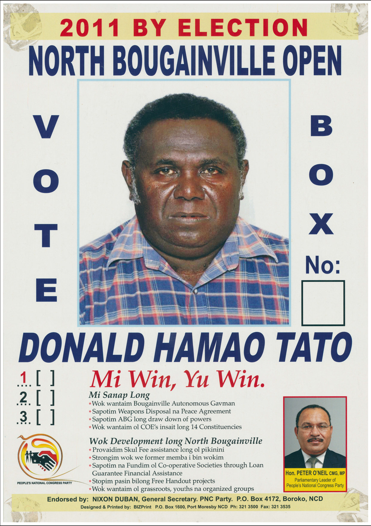 Election poster