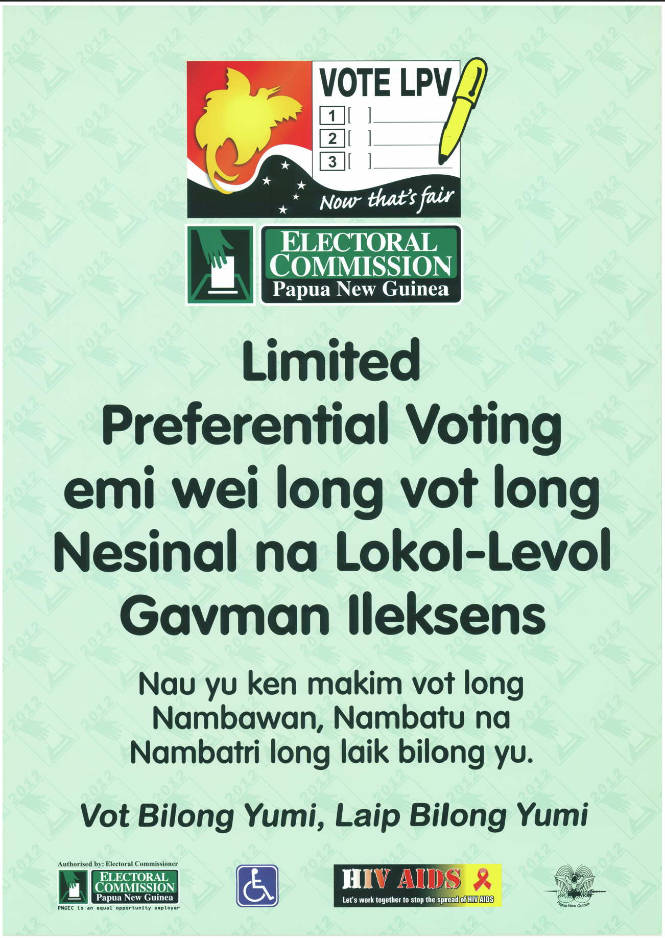 Election poster