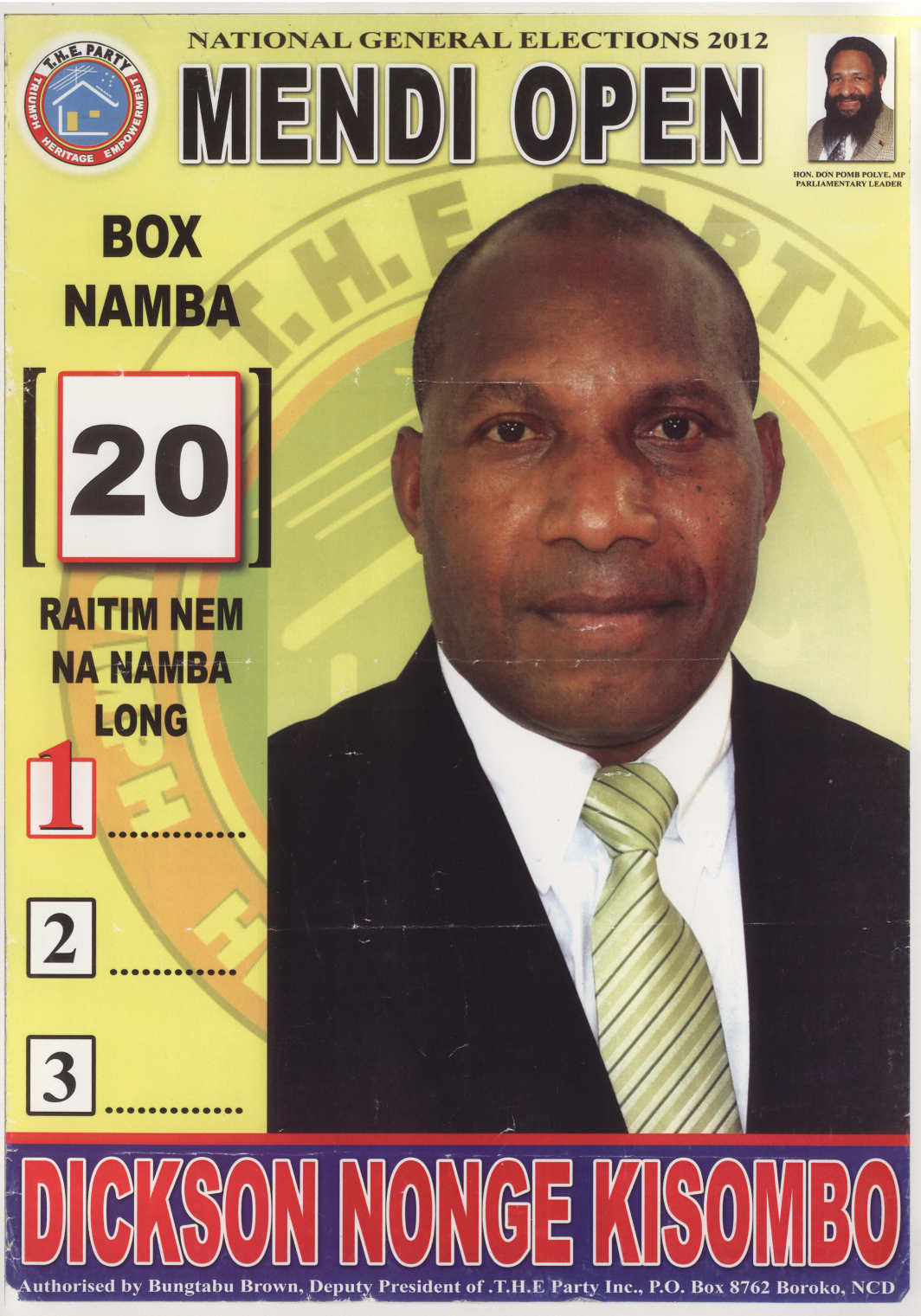 Election poster