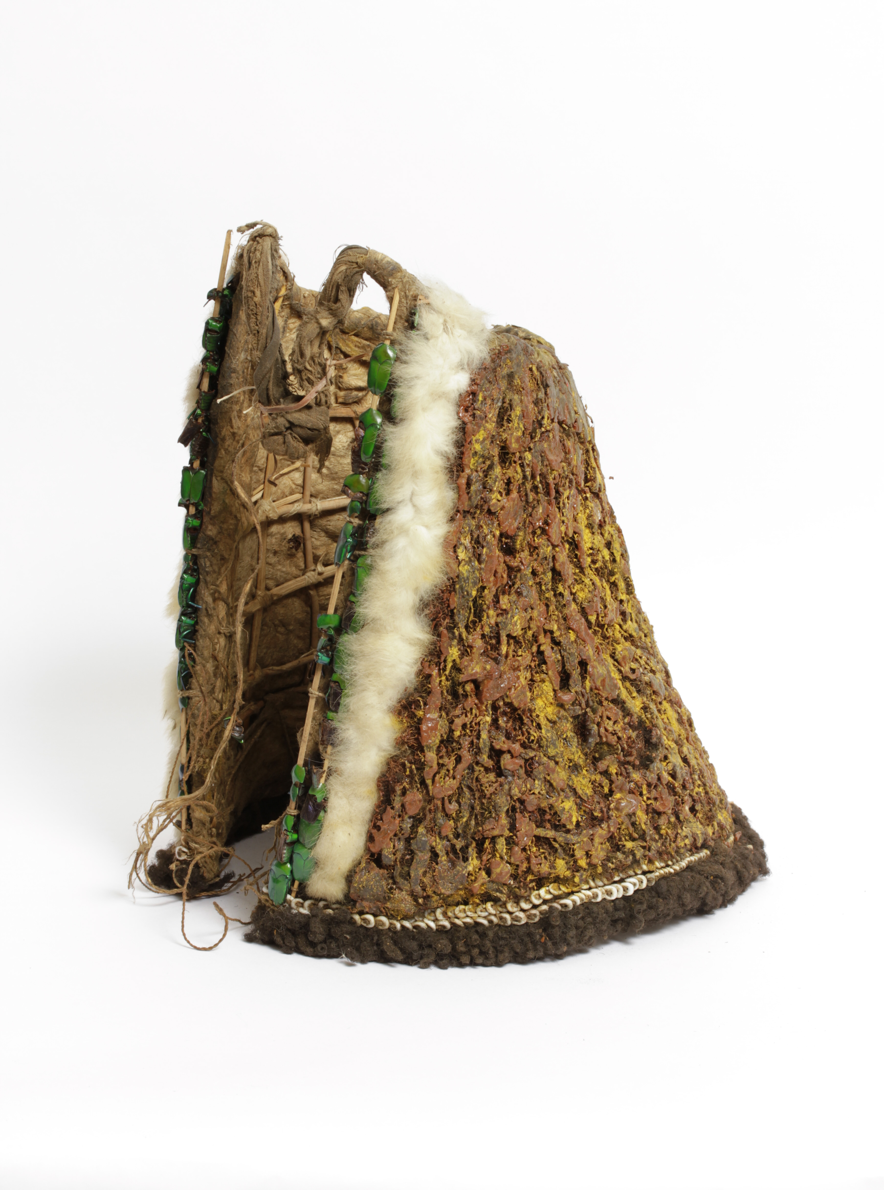 Ceremonial peng wig headdress