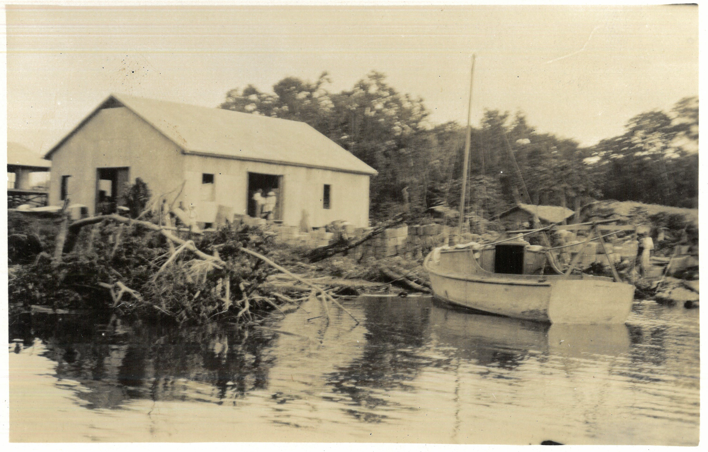 Black and white photograph