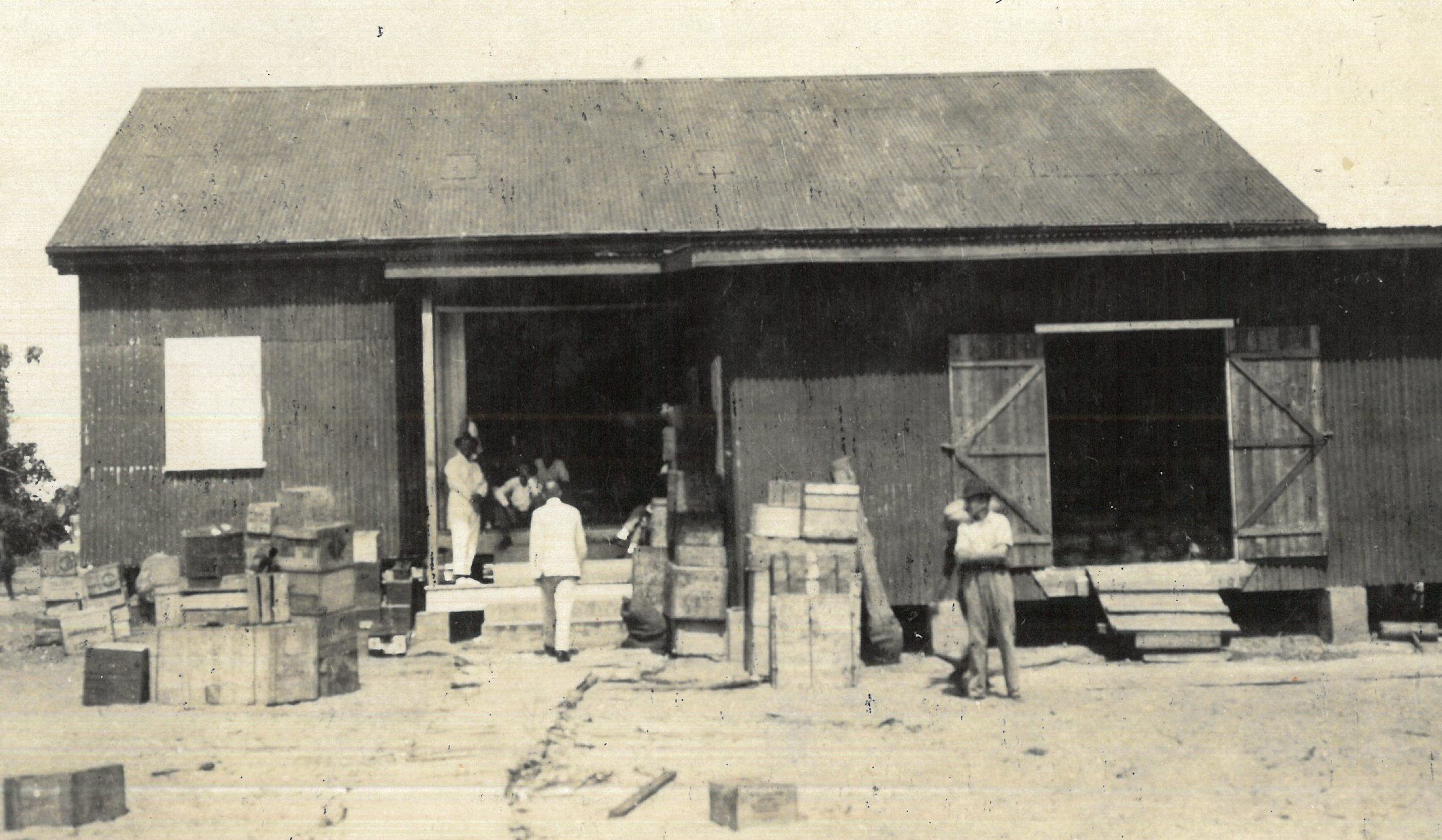 Black and white photograph
