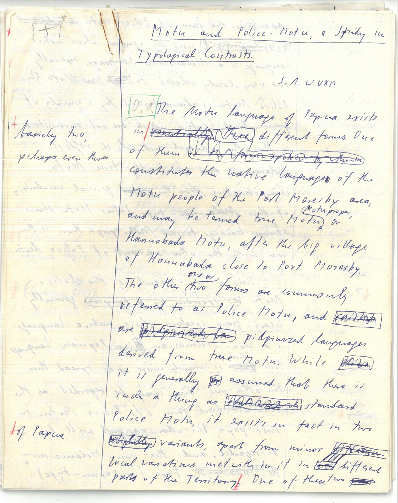 Hand-written document