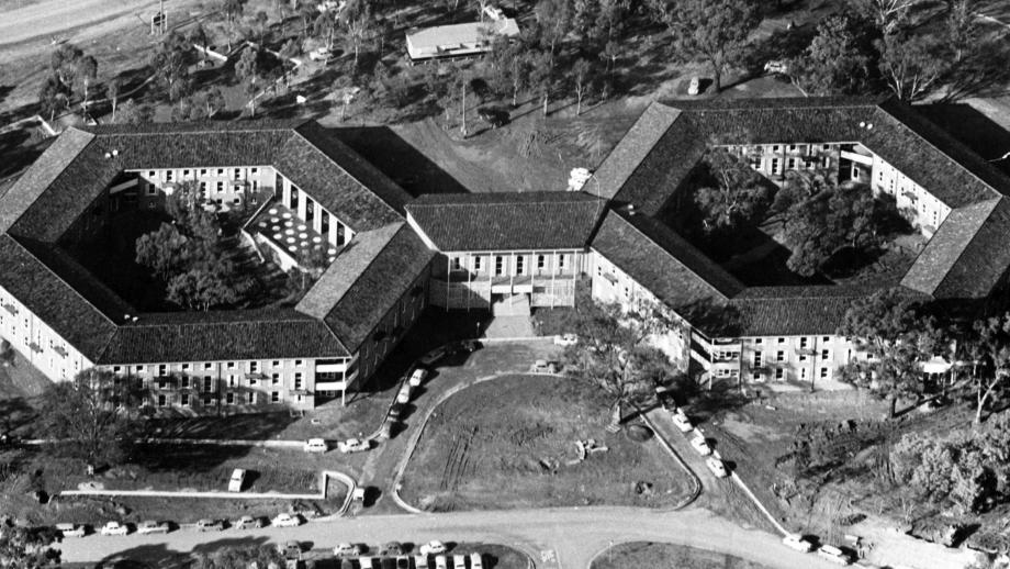 Aerial view of the HC Coombs Building