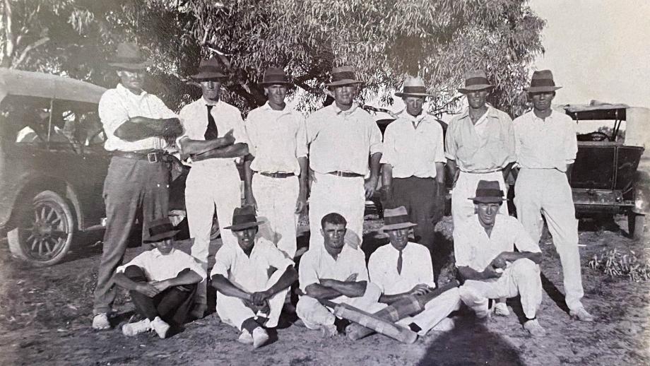 Corona Station cricket team, undated (160-338).