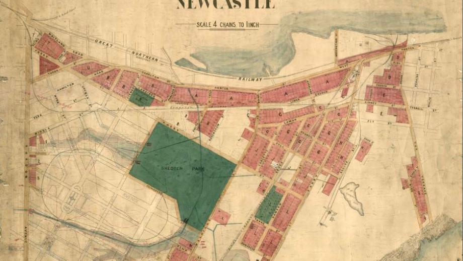 Plan of the Australian Agricultural Company's Newcastle Estate, New South Wales, 1895 (A965A).