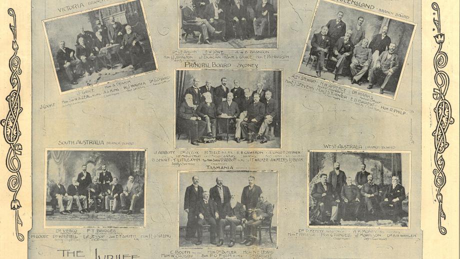 AMP state boards during the jubilee year, 1899 (N434-1106).