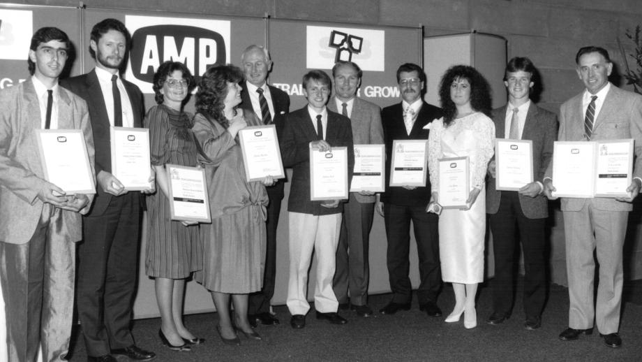 AMP State Training Award winners, 1988 (N434-1394).