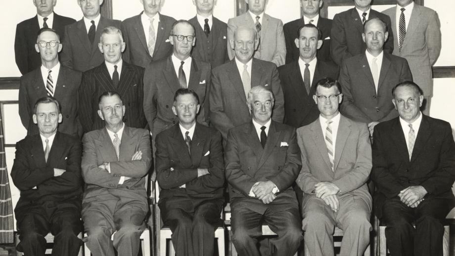 Attendees at AMP Conference, Wellington, New Zealand, 1960 (N434-1388).