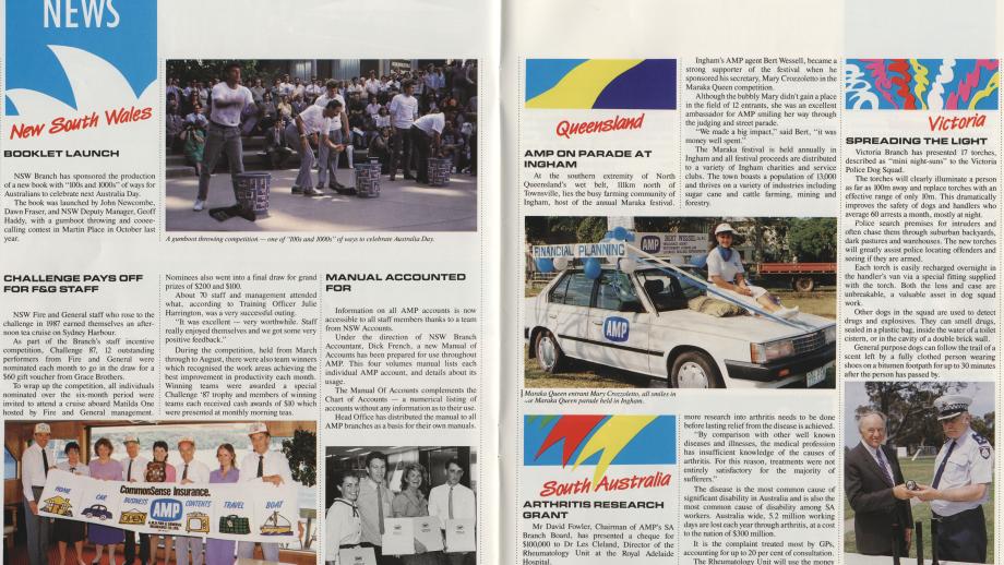 AMP Branch News Magazine, 1988 (N434).