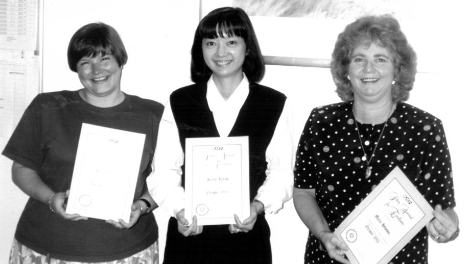 AMP Silver Award winners, October 1993 (N434).