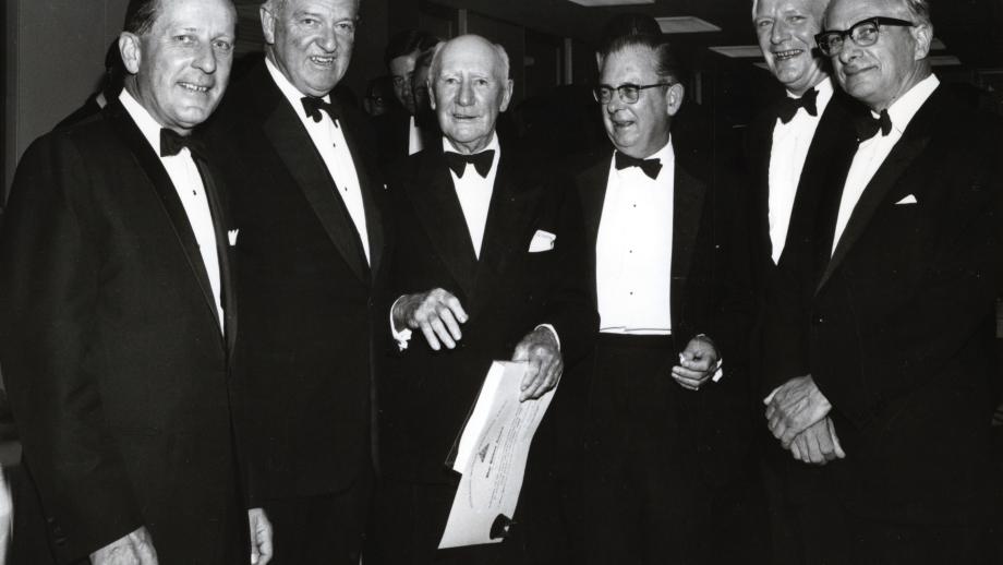 AMP South Australia Branch Ordinary Department Representatives' Annual Conference Dinner, 1970. Photographer - Lawrence Rhodes.