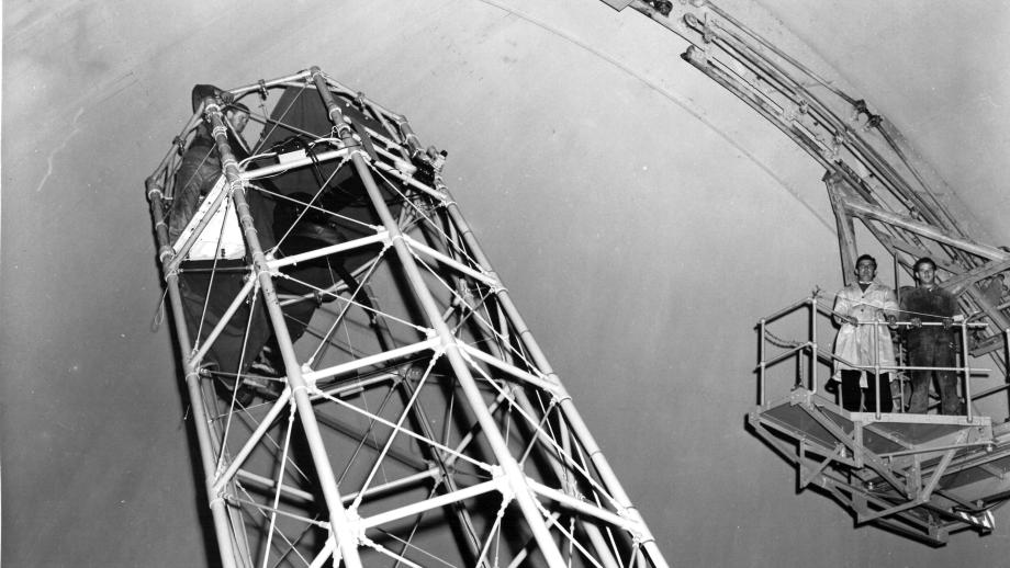 Interior of 74-inch Telescope, undated (ANUA615-374).