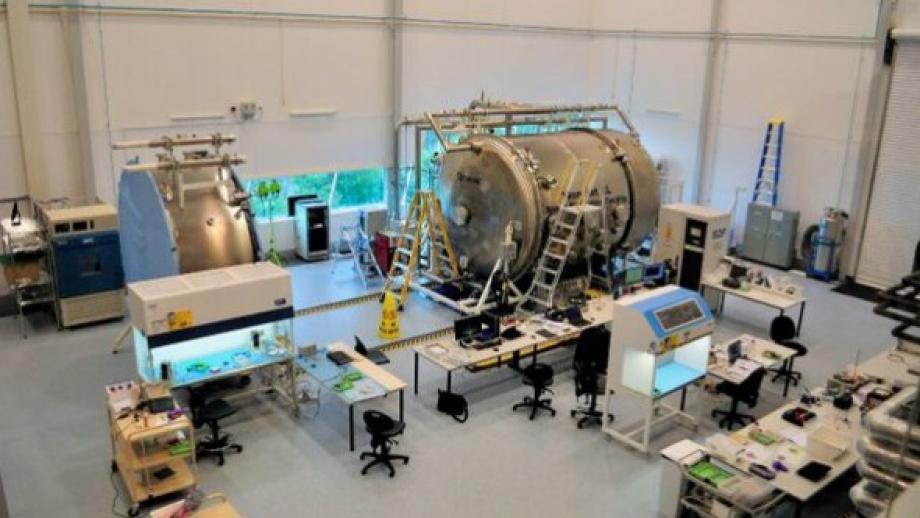 Laboratory inside the Advanced Instrumentation and Technology Centre, Mount Stromlo Observatory, c. 2018, Photographer - Owen Peake (Courtesy of Engineering Heritage Australia).