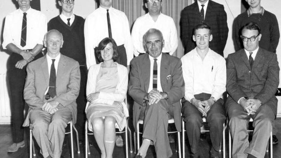 Vacation scholars with Director Bart Bok, 1964 (Courtesy of Mount Stromlo Observatory).