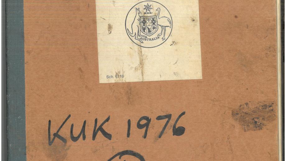 Kuk field notebook
