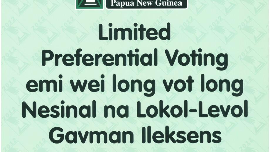 Election poster