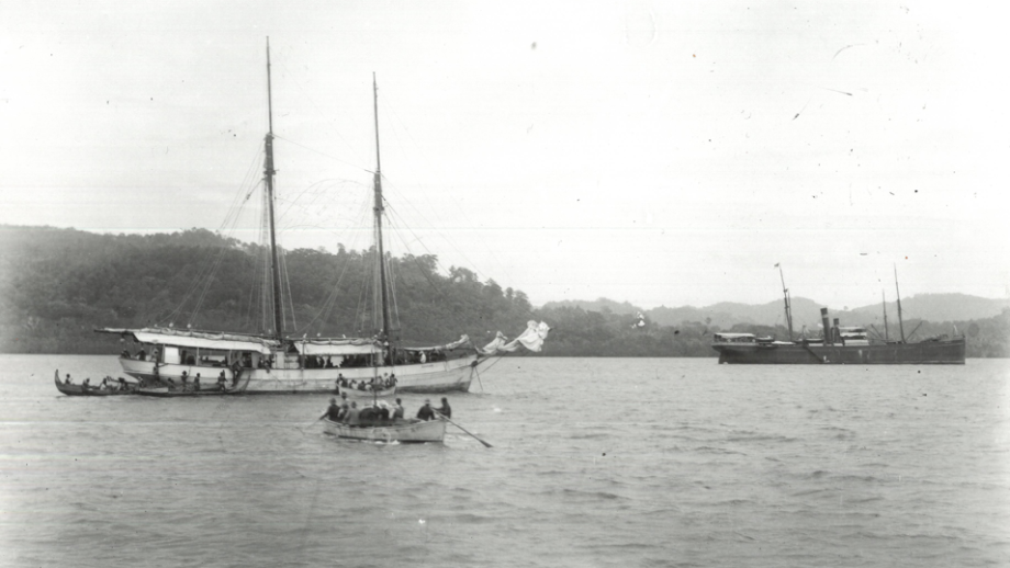 Black and white photograph
