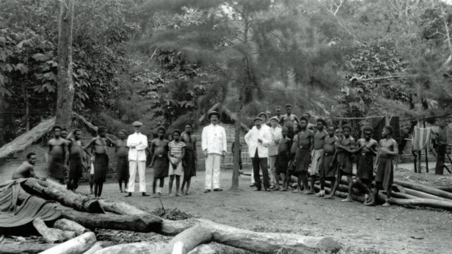 Black and white photograph