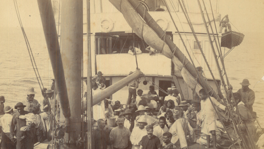 Black and white photograph