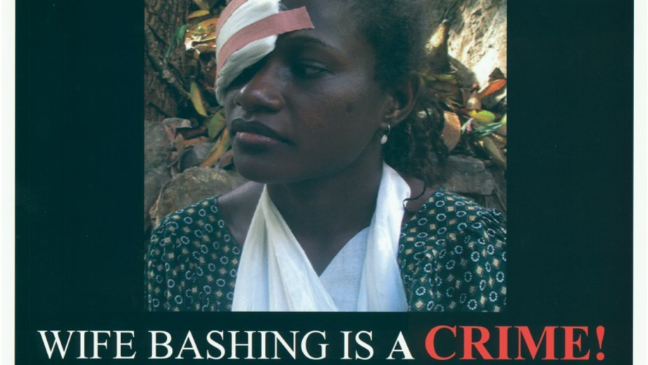 Poster, Wife bashing is a crime