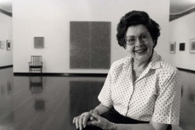 Photograph of Pauline Griffin from the ANU Archives